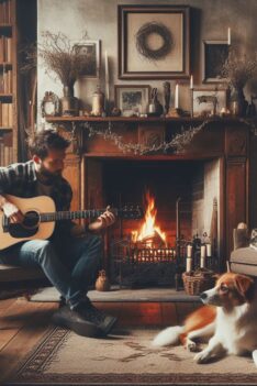 Fireplace Acoustic Romance002
